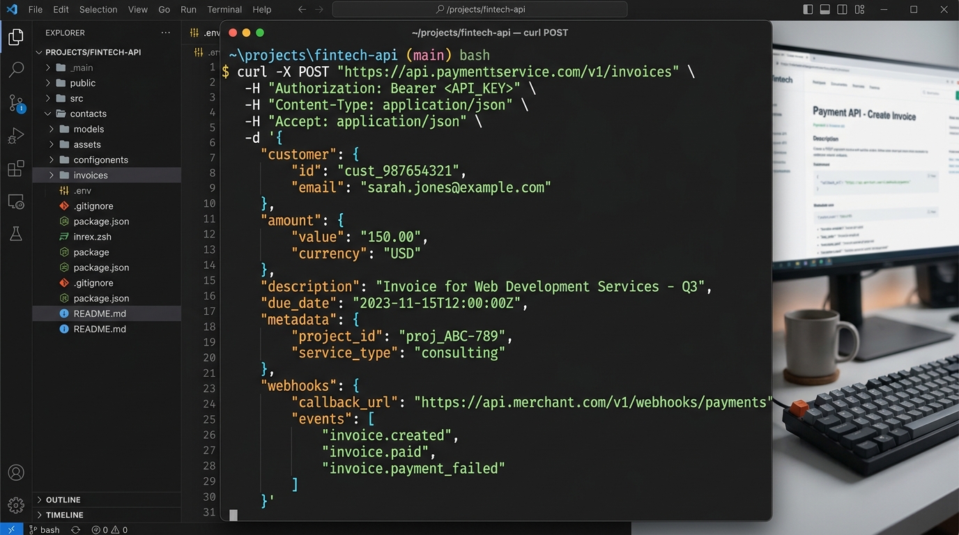 Terminal API REST y Webhooks EaseOnePay